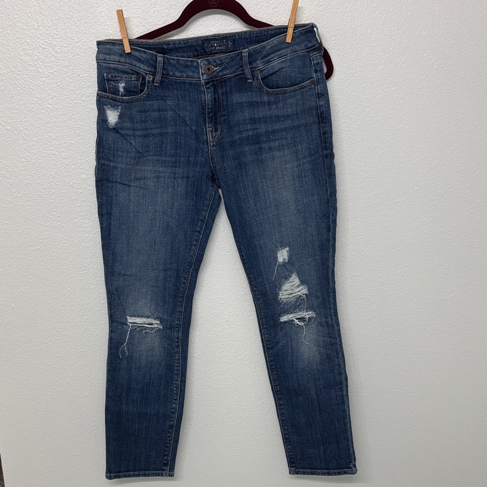 Lucky Brand Dark Blue Lolita Skinny Jeans